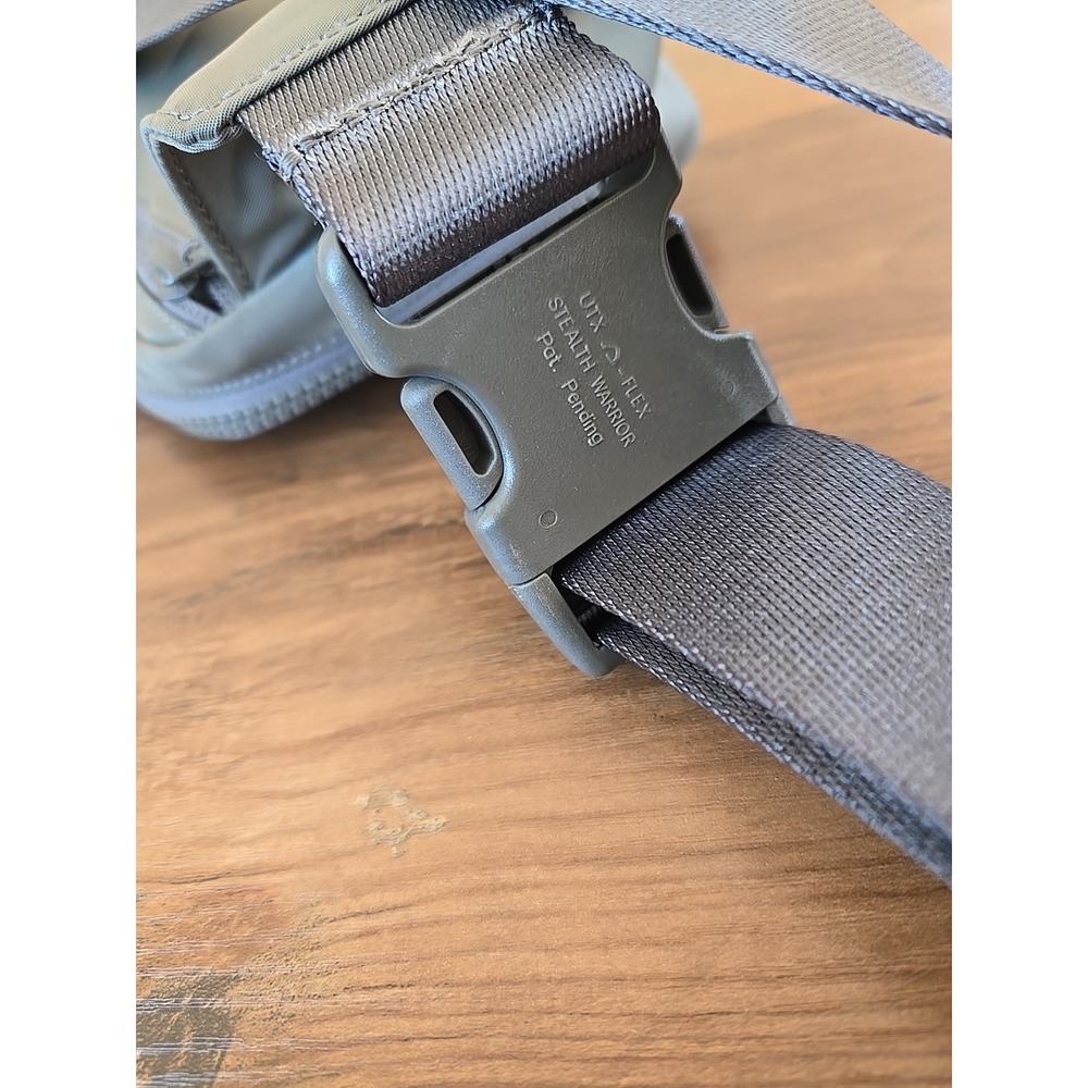 Lululemon Everywhere Adjustable Belt Bag 1L NWOT ONE SIZE Double Zip Top Gray - Picture 7 of 11